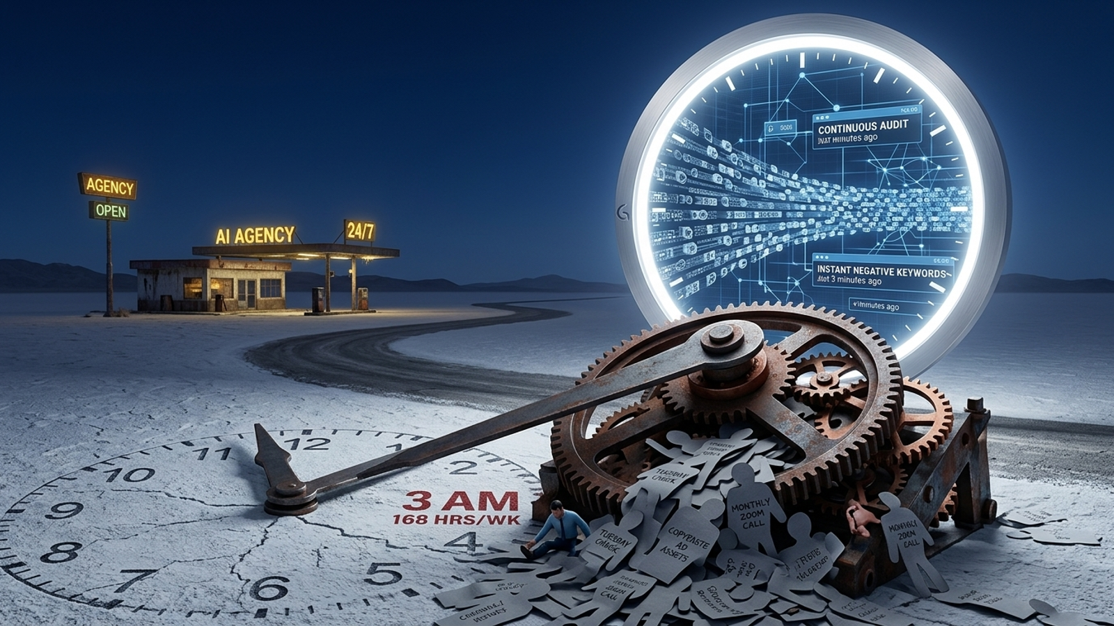 Cover image for: The ‘AI Google Ads Agency’ That Still Checks Your Account on Tuesdays