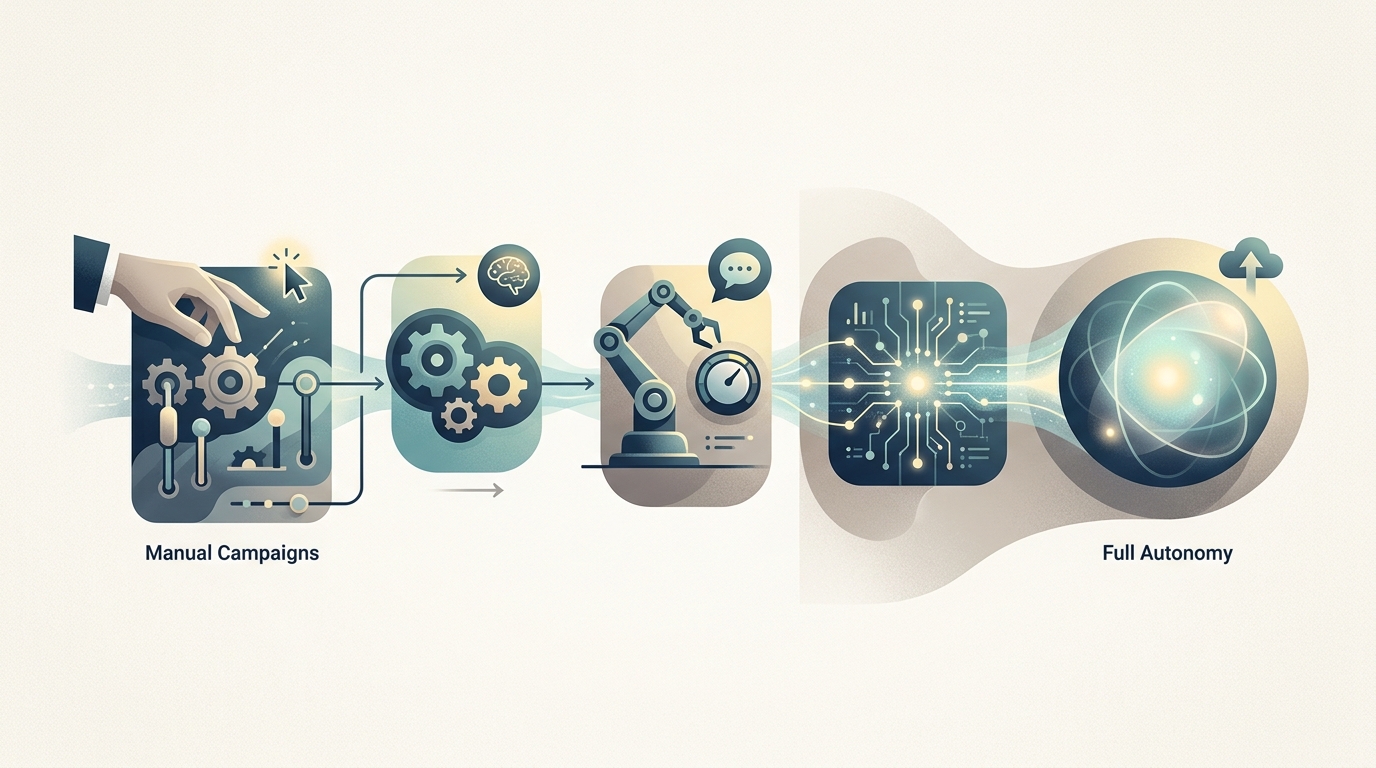 The 5 Levels of Google Ads Automation: From Manual Campaigns to Full Autonomy